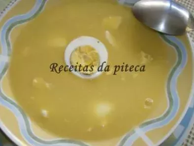 Receita Sopa de ovo / dia amarelo