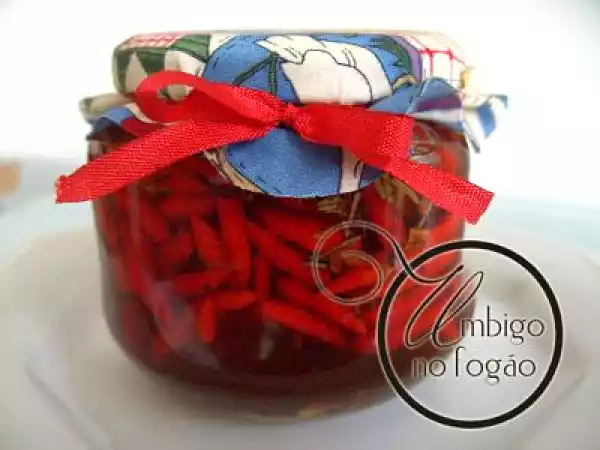 Receita Pimenta em conserva