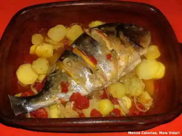 Receita Dourada no forno