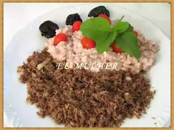 Receita Arroz de leite com paçoca