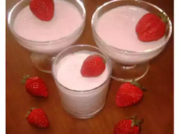 Receita Mousse de morango