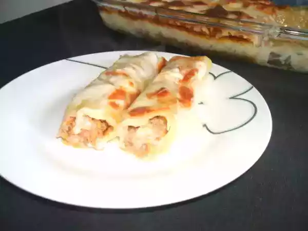 Receita Cannellonis à bolonhesa