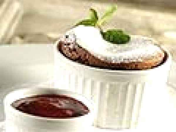 Receita Suflê de chocolate