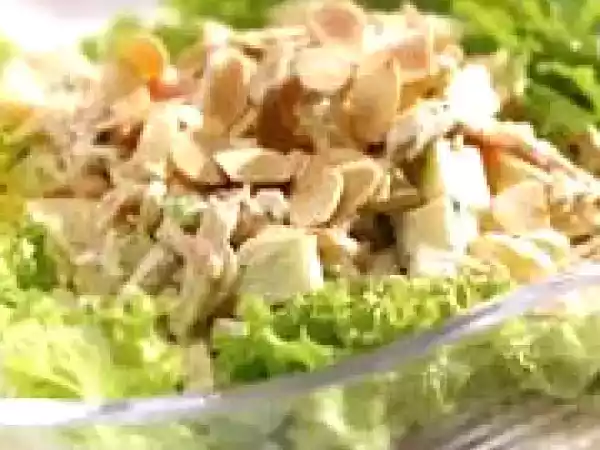 Receita Salpicão de frango com toque de iogurte