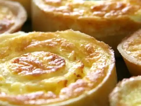 Receita Quiche de queijo