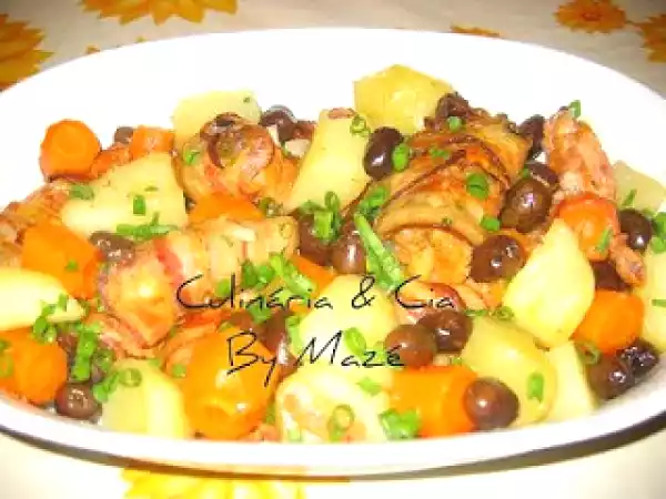Receita Frango assado na cerveja