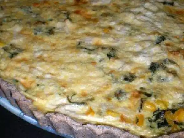 Receita Quiche integral de brócolis e milho