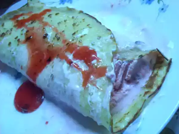 Receita Panquecas com gelado