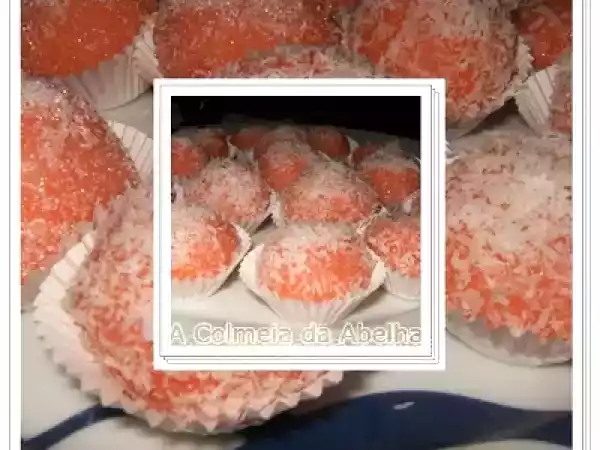 Receita Brigadeiros rosa - dia rosa / pink day