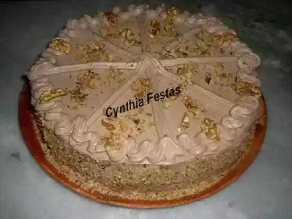 Receita Bolo de nozes com chocolate (cynthia)