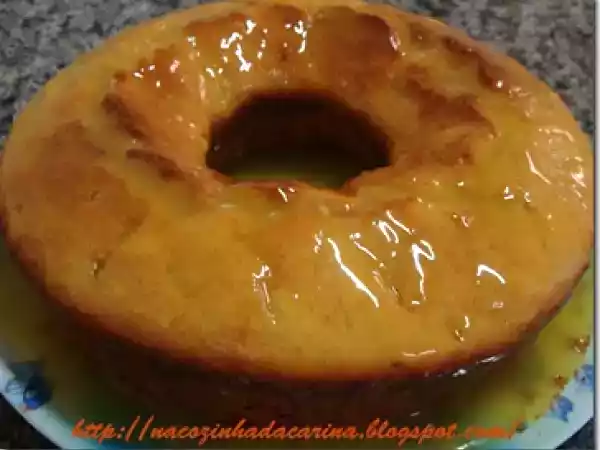 Receita Bolo de laranja diet
