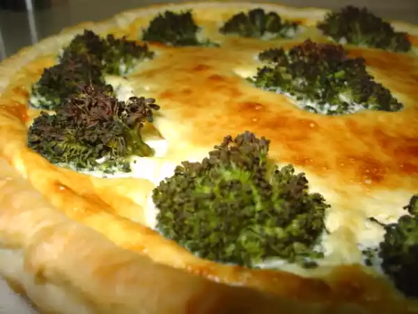 Receita Quiche light de brócolis