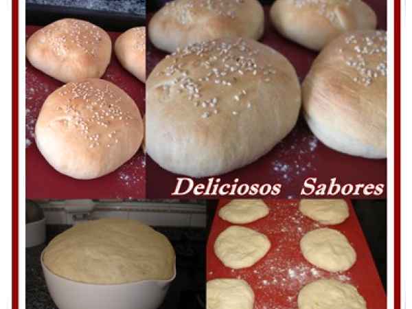 Receita Pão de hamburguer