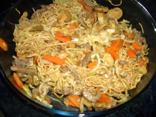 Receita Chow mein