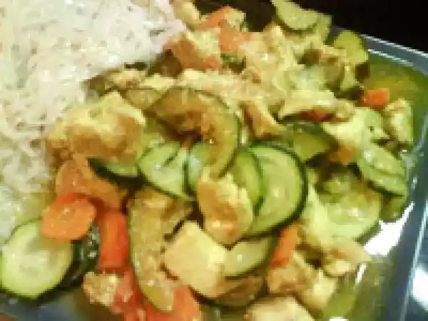 Receita Peitos frango com caril