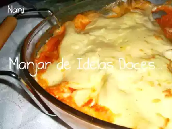 Receita Canelones de salsicha