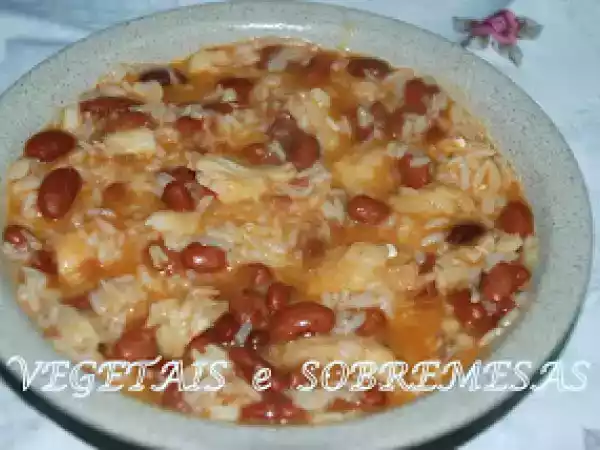 Receita Arroz com feijoca