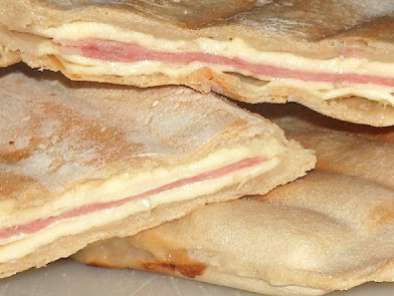 Receita Tosta mista na sandwicheira - artisan bread