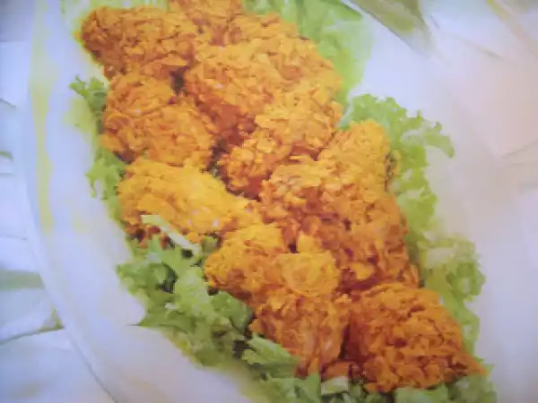 Receita Frango corn flakes