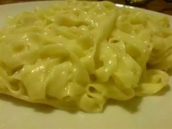 Receita Pasta ao molho alfredo