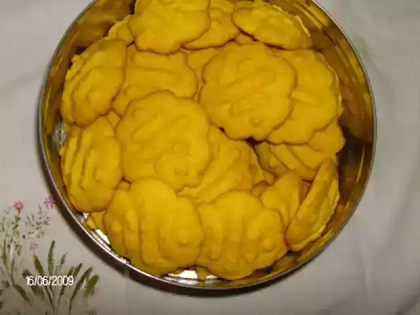 Receita Biscoitos de limão e custard