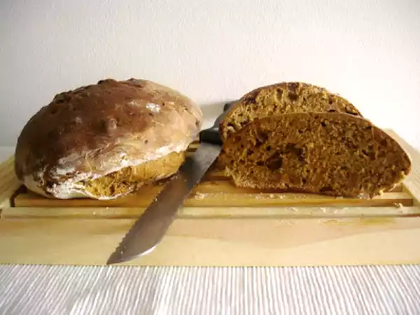 Receita Pão de tomilho e passas