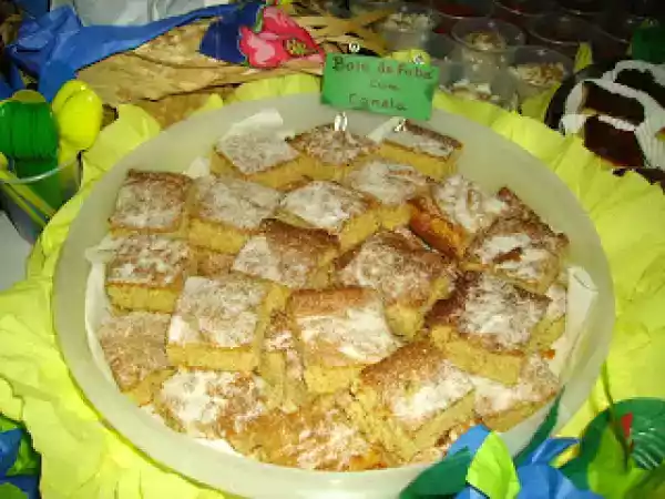 Receita Bolo chiffon de fubá