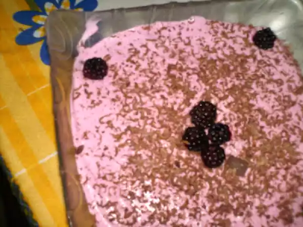 Receita Mousse de amoras