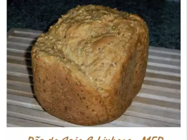 Receita Pão de soja & linhaça - mfp