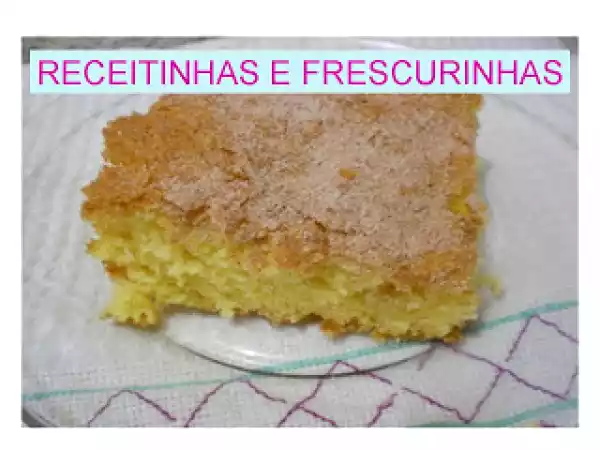 Receita Comidas típicas de festa junina - pão de ló de fubá