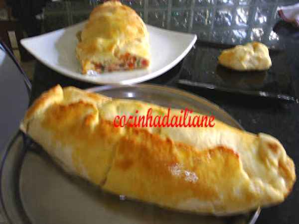 Receita Pão de presunto