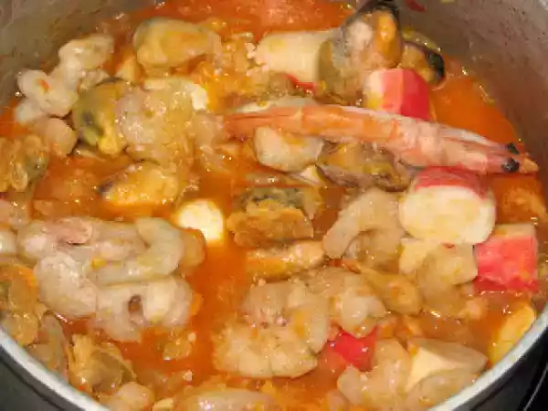 Receita Massada de marisco