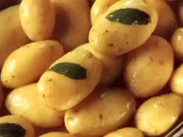Receita Conserva de batatas