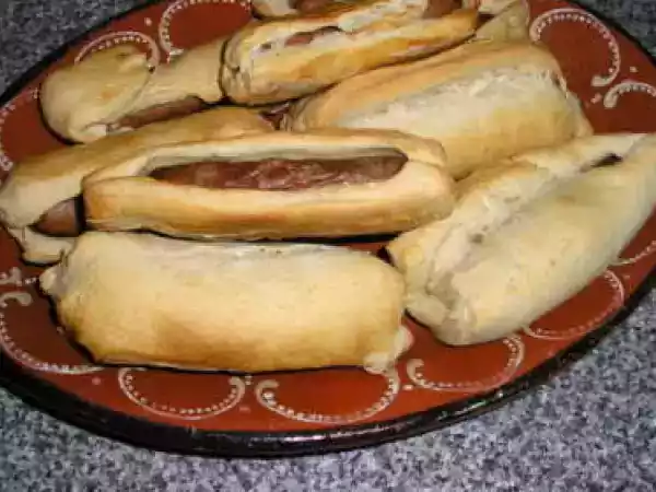 Receita Pãezinhos com massa de pizza