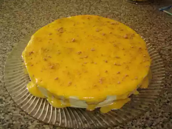 Receita Semifrio de bolacha com iogurte