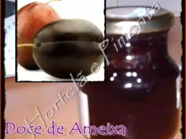 Receita Doce de ameixa com vinho do porto