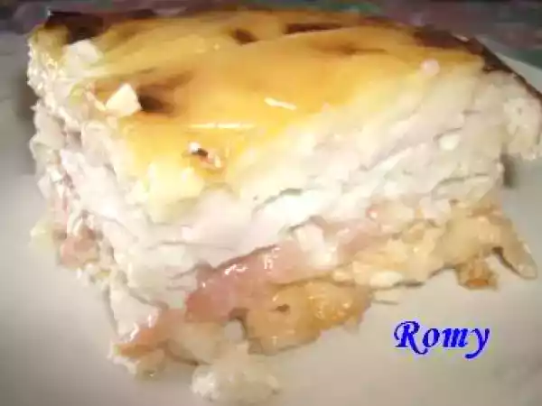 Receita Lasanha de pão