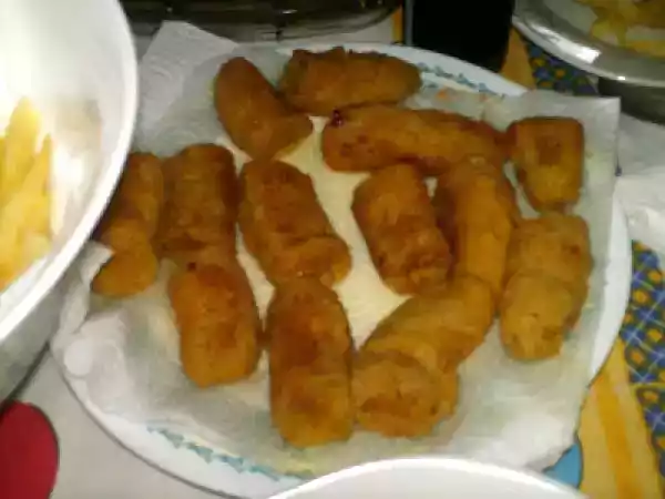 Receita Banana frita