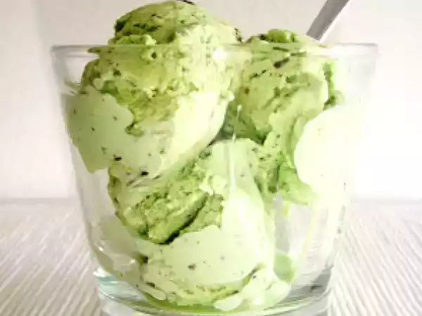 Receita Gelado de menta e chocolate