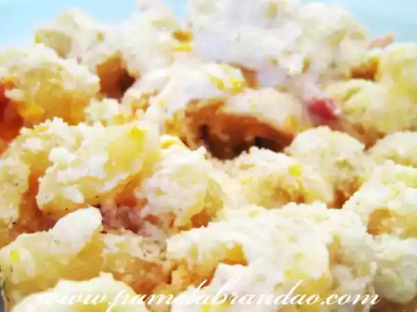 Receita Macarrão com queijo