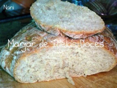 Receita Pão de 5 minutos (artisan bread in five minutes)