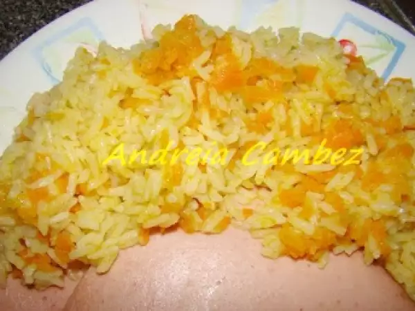 Receita Fussioncook - arroz de cenoura