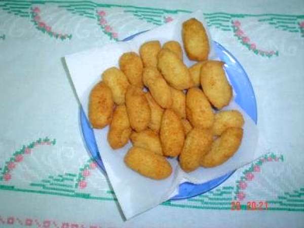 Receita Bolinho de arroz