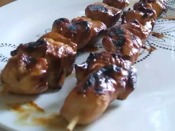 Receita Espetadas de frango com marinada de citrinos