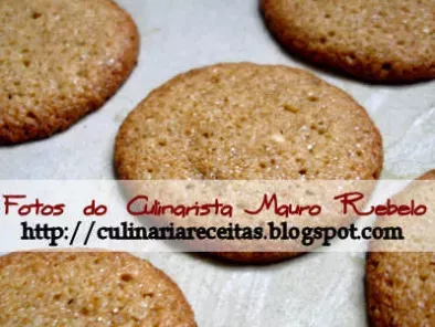 Receita Biscoito de amaranto - passo a passo com fotos culinarista mauro rebelo