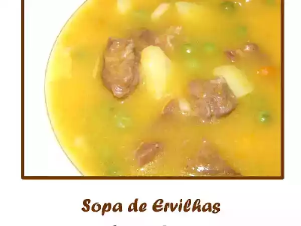 Receita Sopa de ervilhas