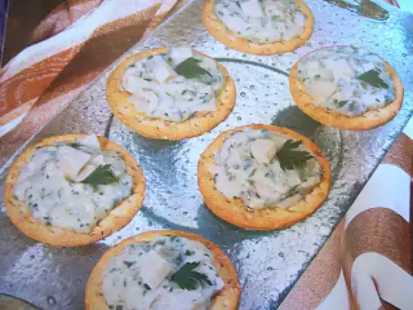 Receita Canapé de palmito