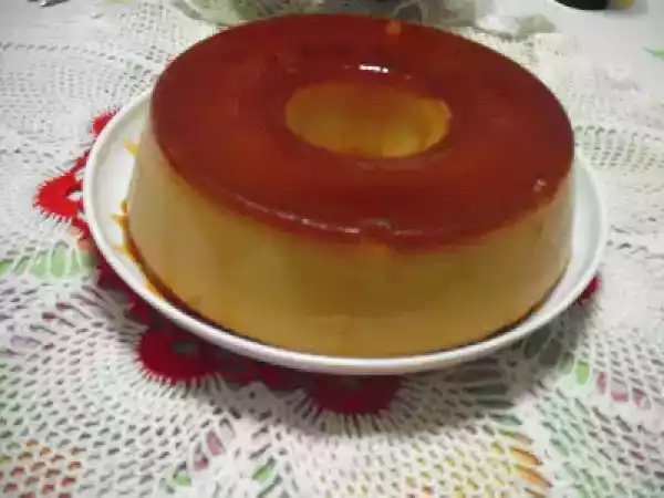 Receita Pudim de padaria