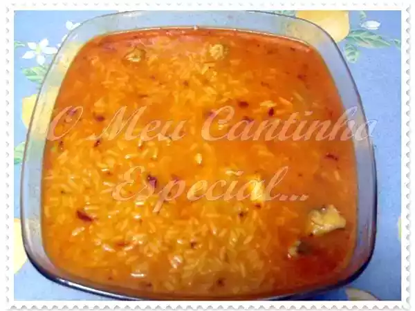 Receita Arroz de tamboril com camarão