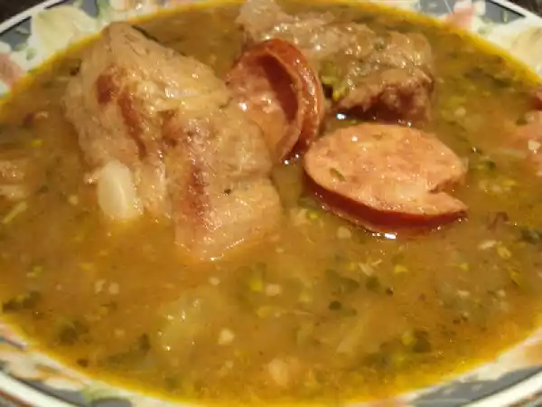Receita Sopa de lentilha com costelinha de porco
